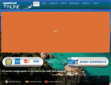 Tablet Screenshot of capetravelonline.com